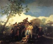Francisco Goya Blind Guitarist oil painting